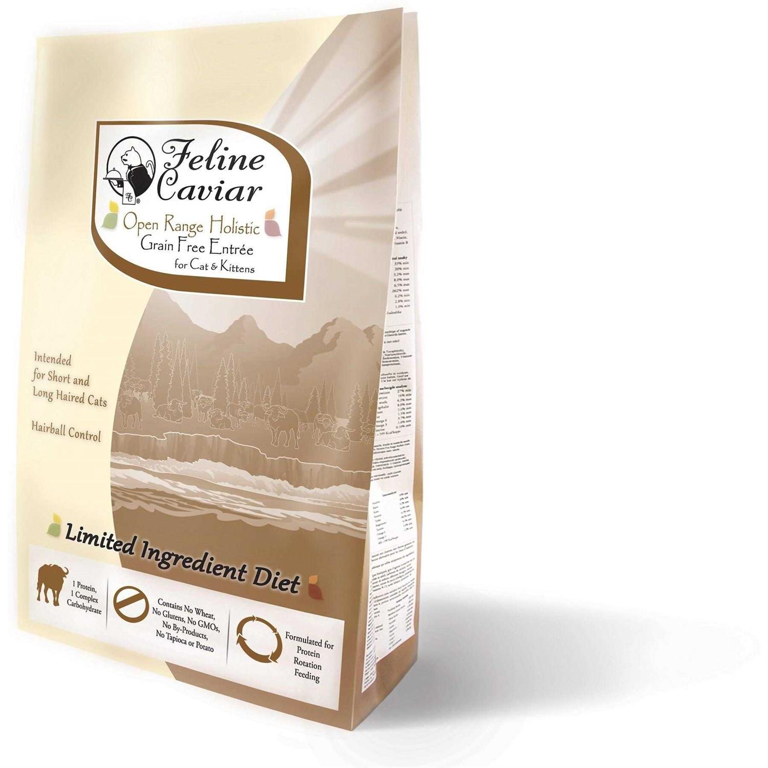 Feline Caviar Limited Ingredient Open Range Holistic Entrée Grain-Free Dry Cat Food