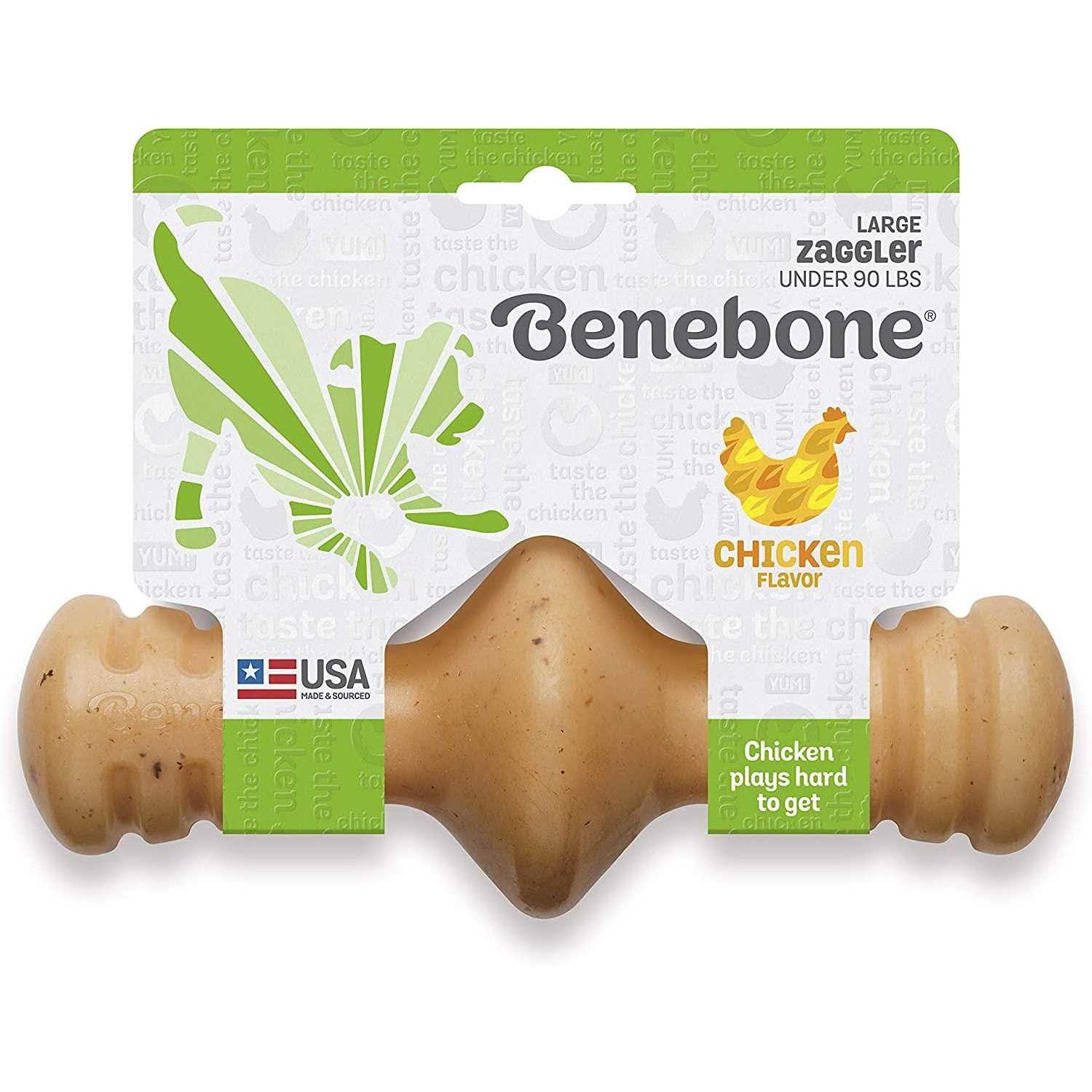 Benebone Chicken Zaggler Dog Chew Toy