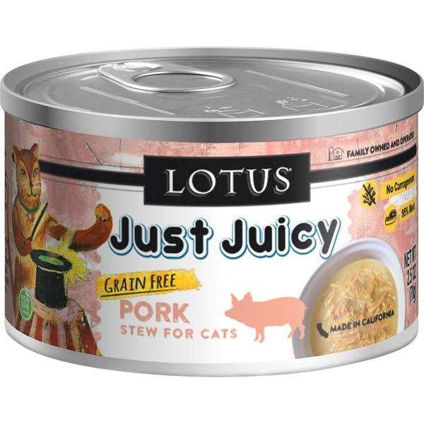 Lotus Just Juicy Venison Stew Canned Cat Food