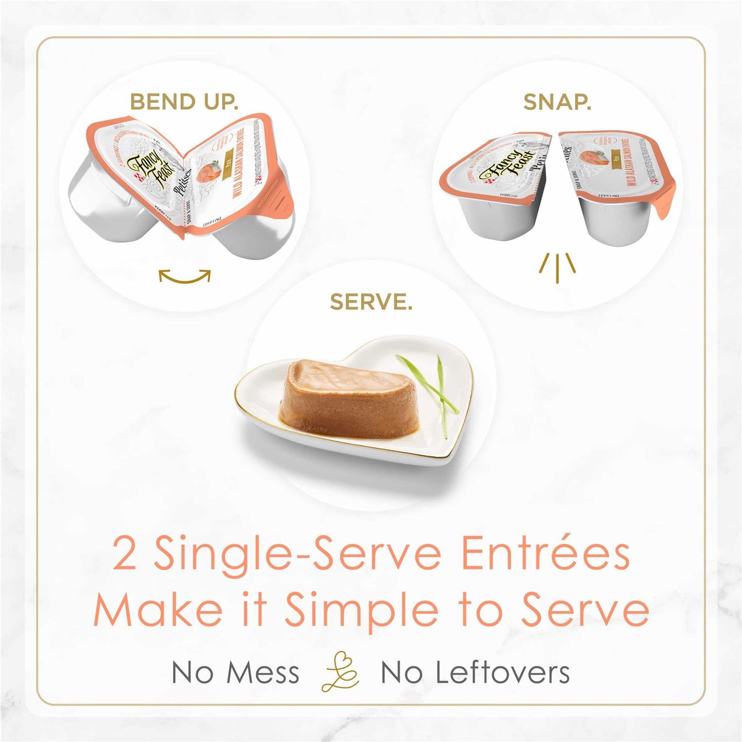 Fancy Feast Petites Wild Alaskan Salmon Pate Wet Cat Food