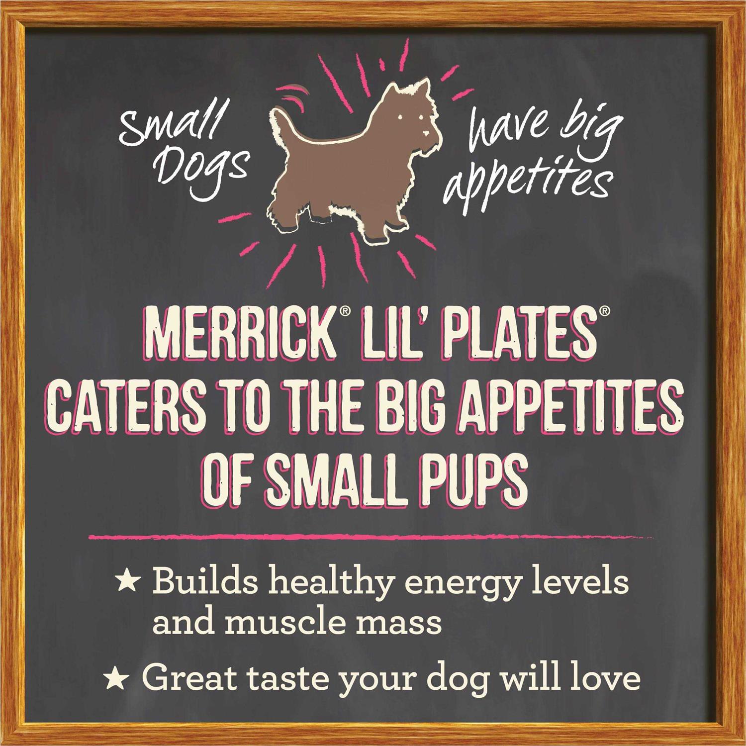 Merrick Pet Care Grain Free Dinner Lil’ Plates Petite Pates Adult Wet Dog Food