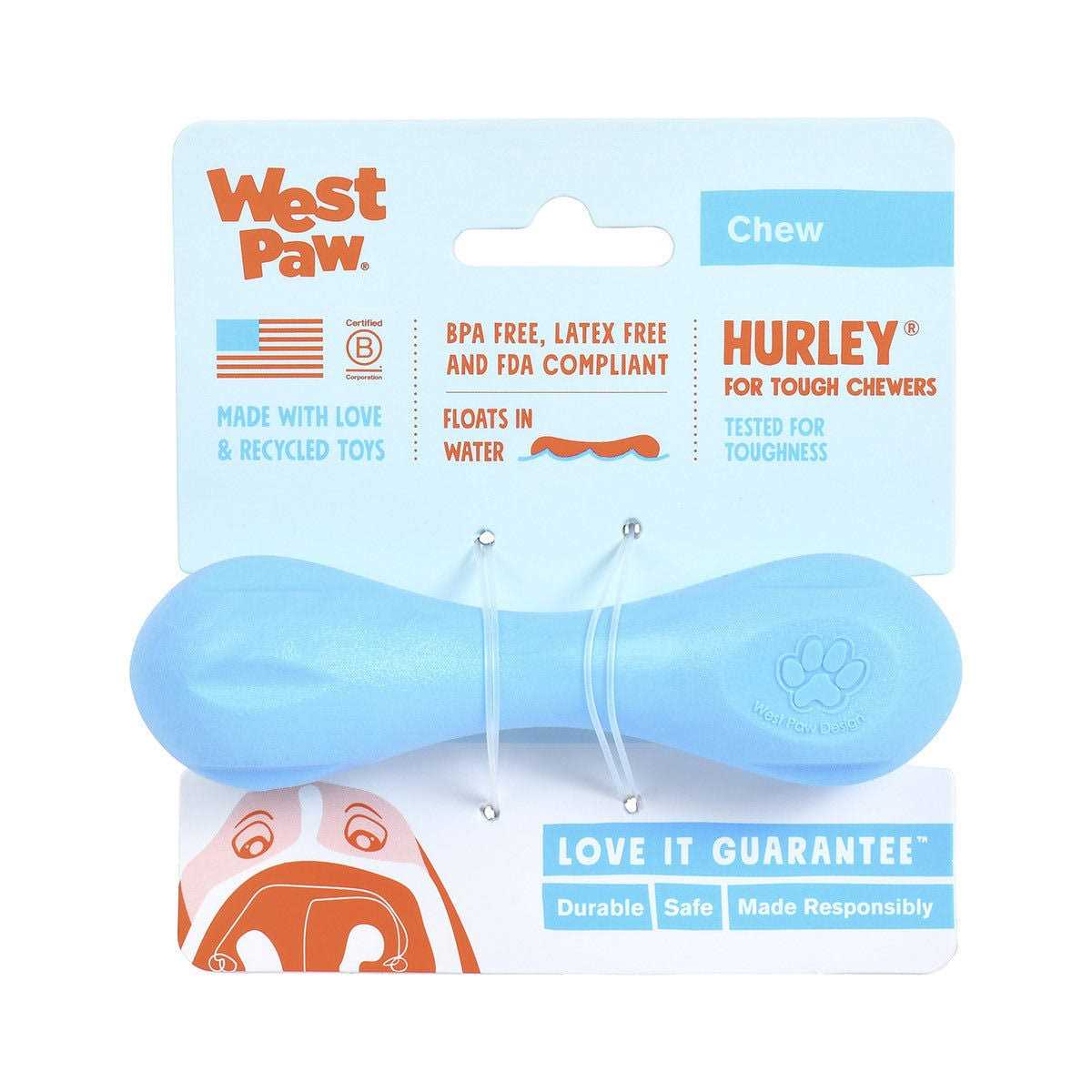 West Paw Hurley Dog Toy