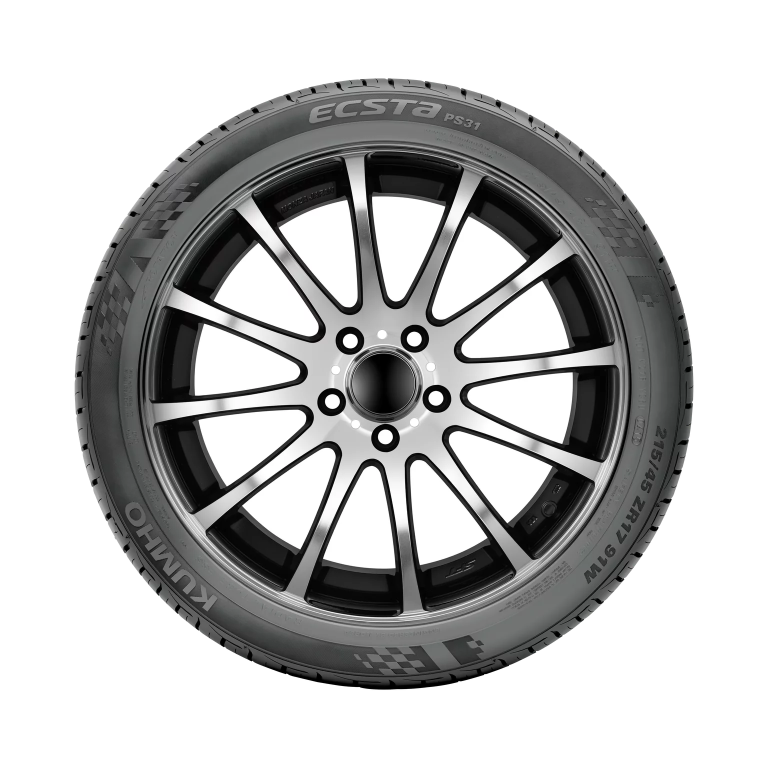 Kumho Ecsta PS31 Summer Performance Tire - 205/45R16 87W