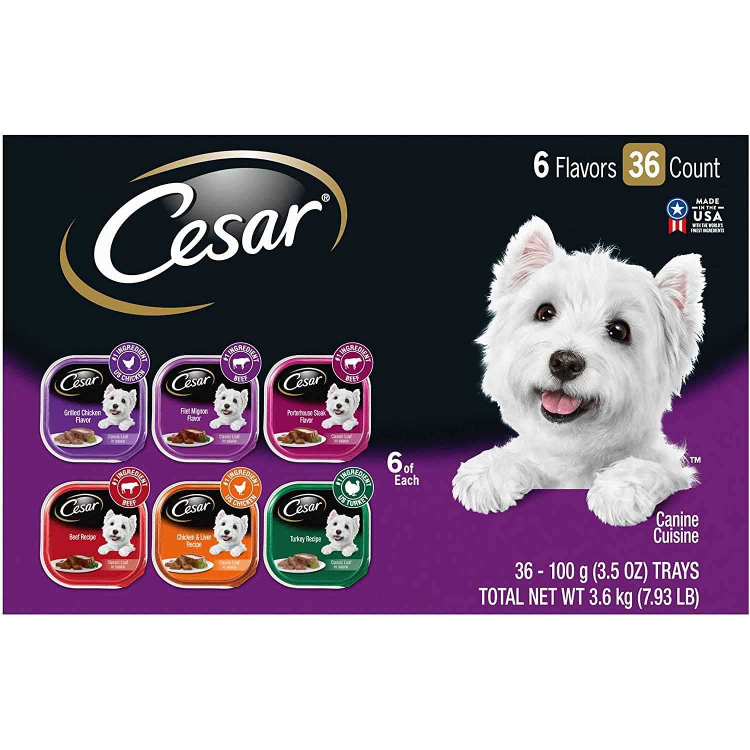Cesar Classics Wet Dog Food Variety Pack
