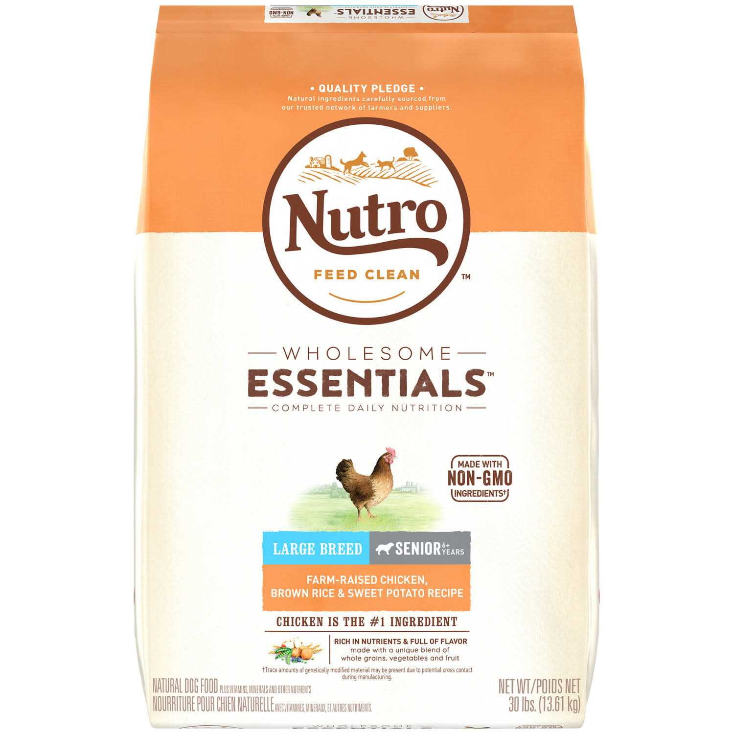 Nutro Natural Choice Chicken & Brown Rice Recipe Large Breed Senior Dry Dog Food