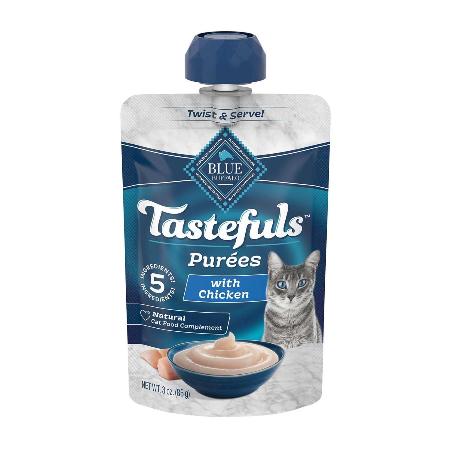 Blue Buffalo Tastefuls Purees Adult Cat Food Topper