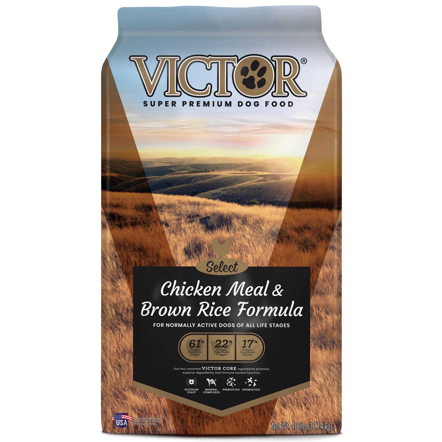 Victor Select Chicken Meal & Brown Rice Dry Dog Food