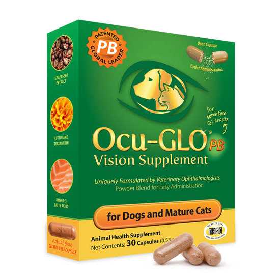 Ocu-GLO Powder Blend Vision Supplement for Medium to Large Dogs