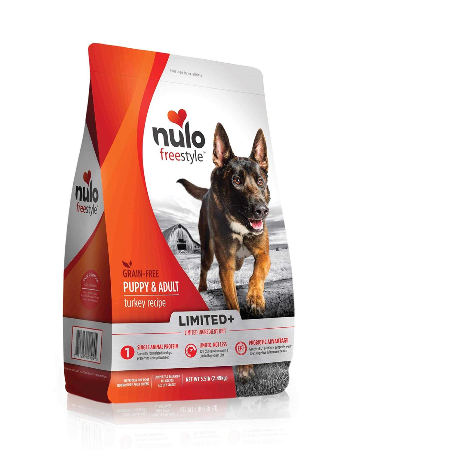 Nulo Freestyle Limited+ Turkey Recipe Grain-Free Puppy & Adult Dry Dog Food