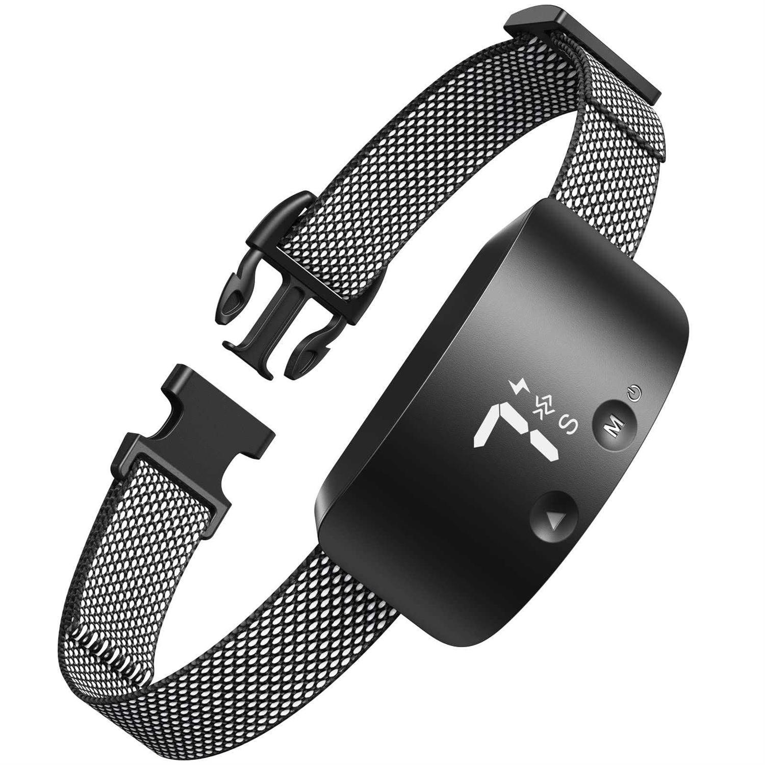 NBJU Bark Collar for Dogs,Rechargeable Anti Barking Training Collar with 7 Adjustable Sensitivity and Intensity Beep Vibration for Small Medium