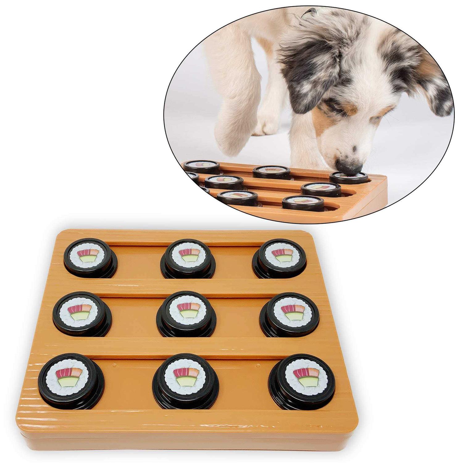 Ourpets Sushi Interactive Puzzle Game Dog Toys & Cat Toys Great Alternative to Snuffle Mat for Dogs