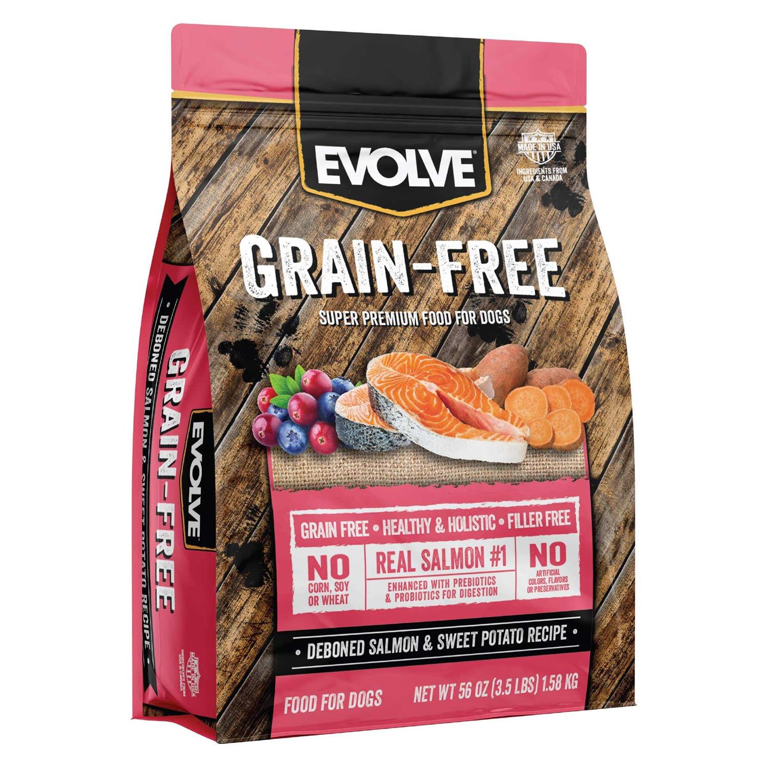 Evolve Grain Free Dog Food Salmon & Sweet Potato Recipe