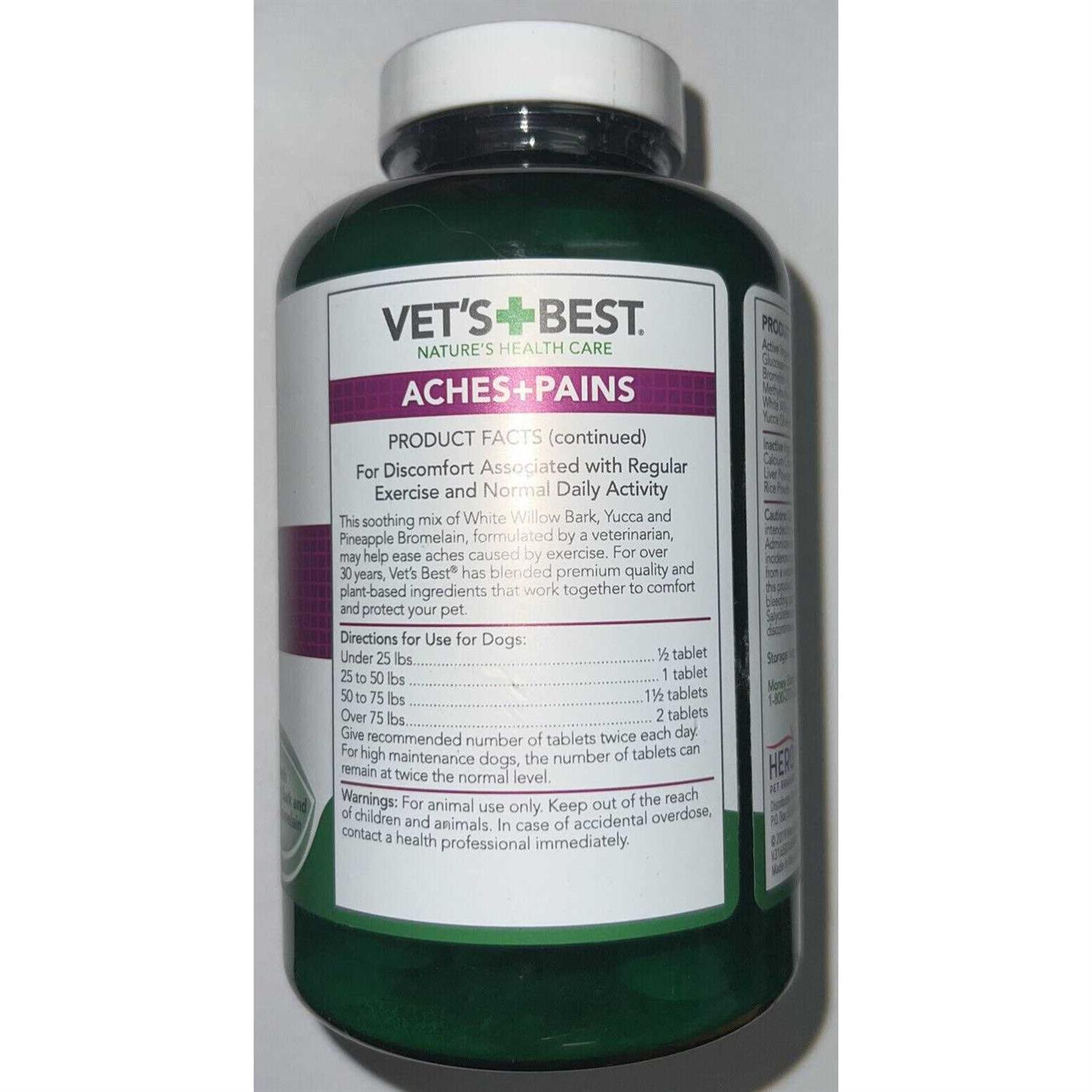 Vets Best Aches + Pains Dog Supplement for Dog