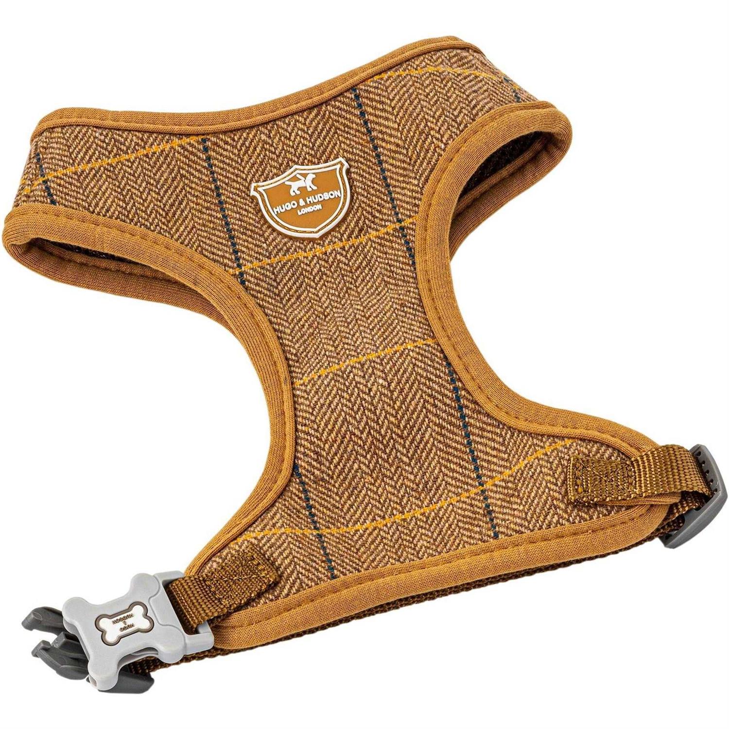 HUGO & HUDSON Tweed Dog Harness Vest