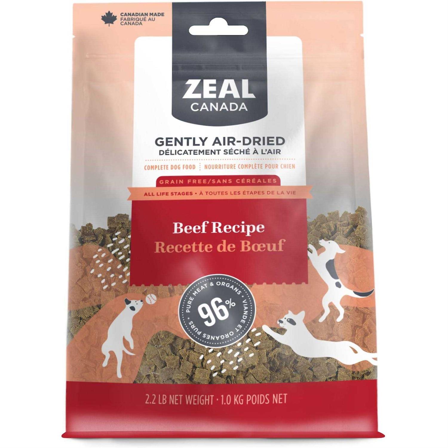 Zeal Canada Gently Air-Dried Recipe Grain-Free Dog Food