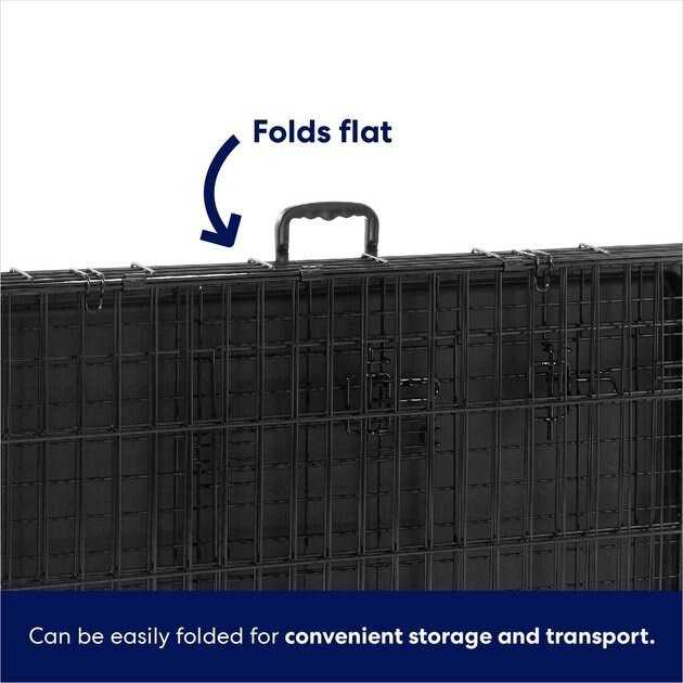 Frisco Fold & Carry Single Door Collapsible Wire Dog Crate