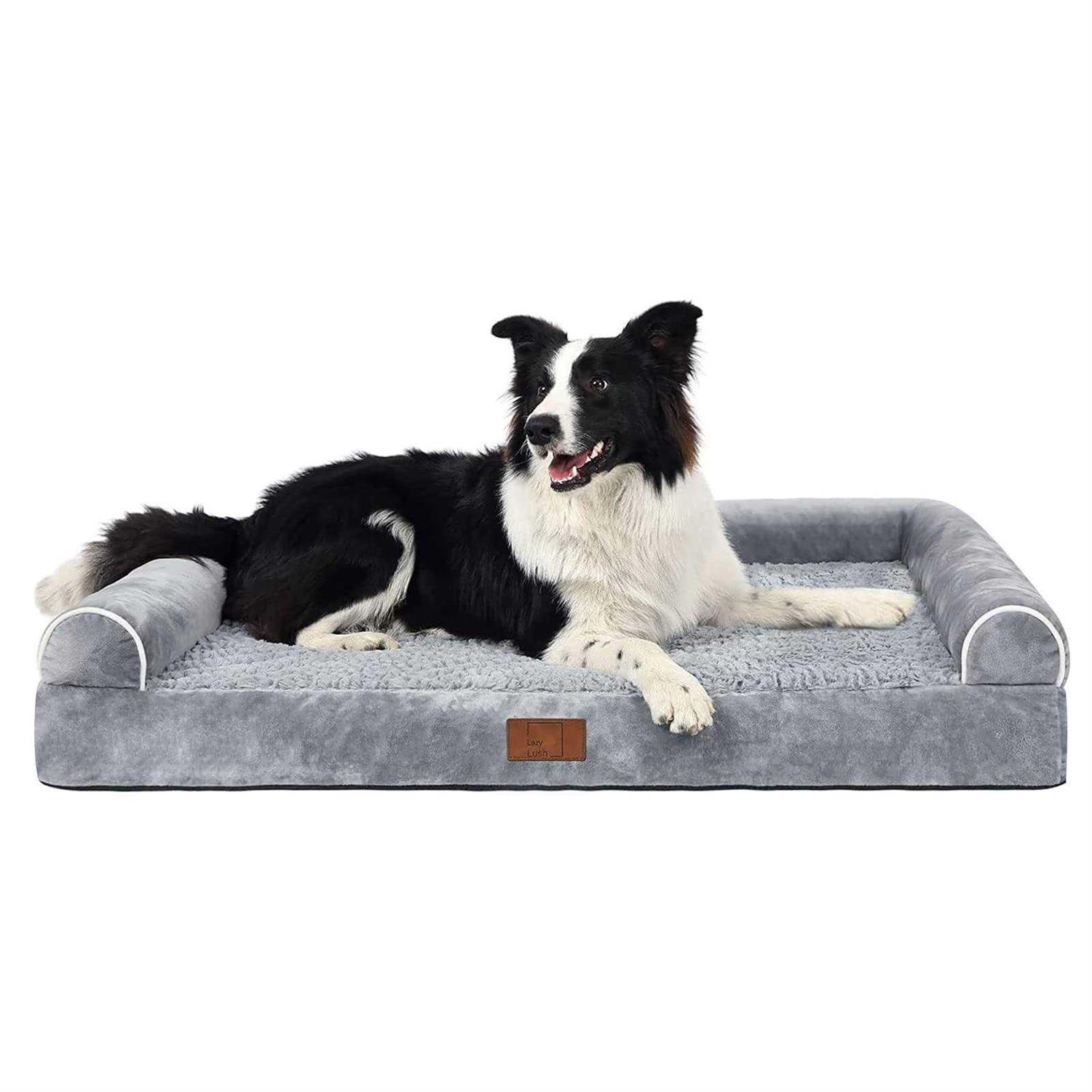 Lazy Lush Dog Bed Dog Beds for Extra Large Dogs Large Dog Bed with Removable Washable Cover