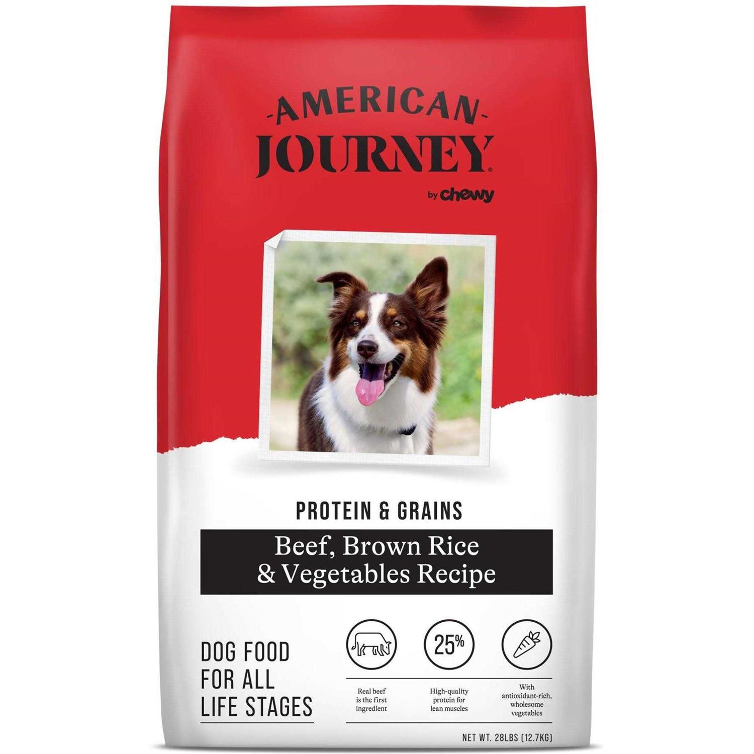 American Journey u0026 Brown Rice Protein First Recipe Dry Dog Food