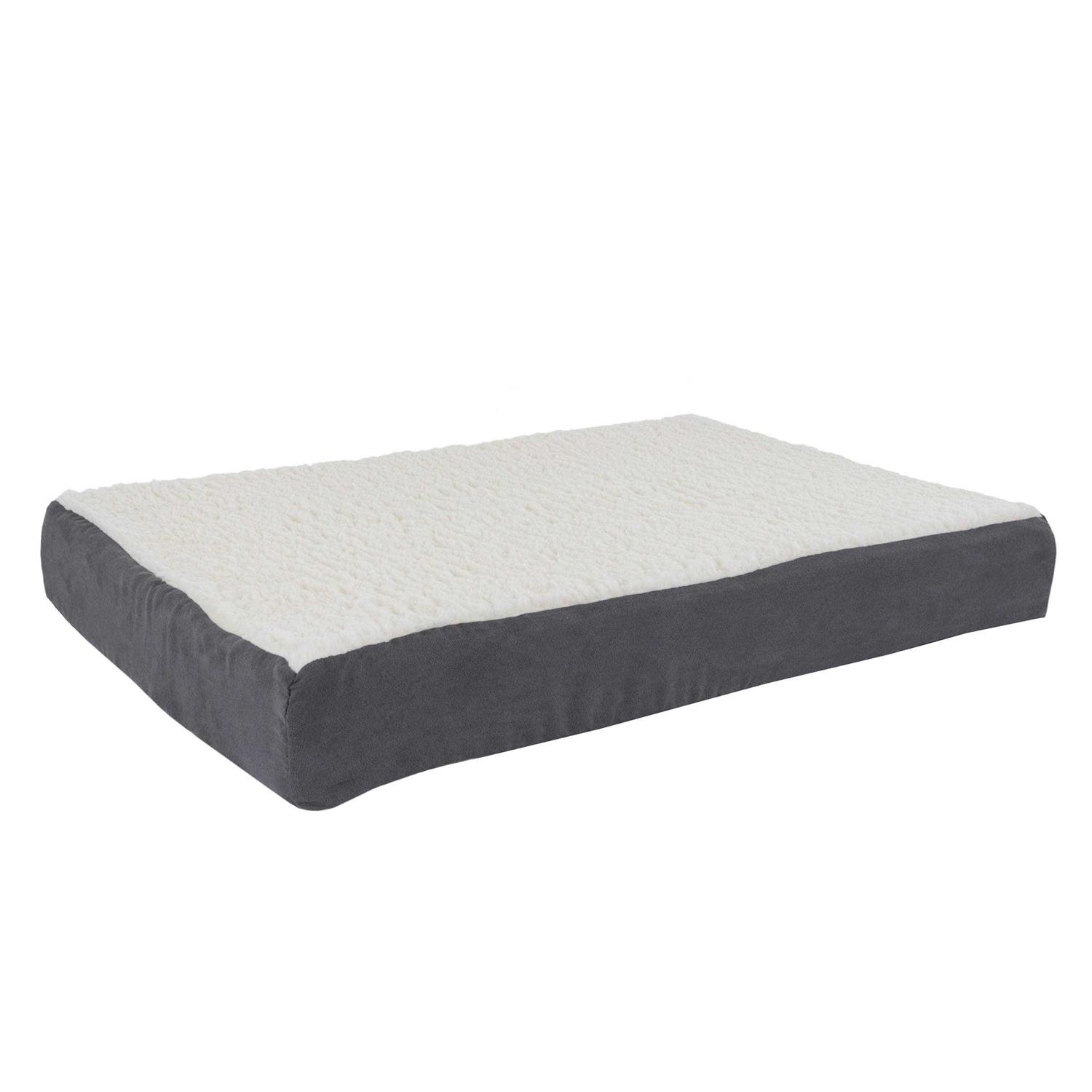 Orthopedic Sherpa Dog Bed with Memory Foam Cover by Petmaker