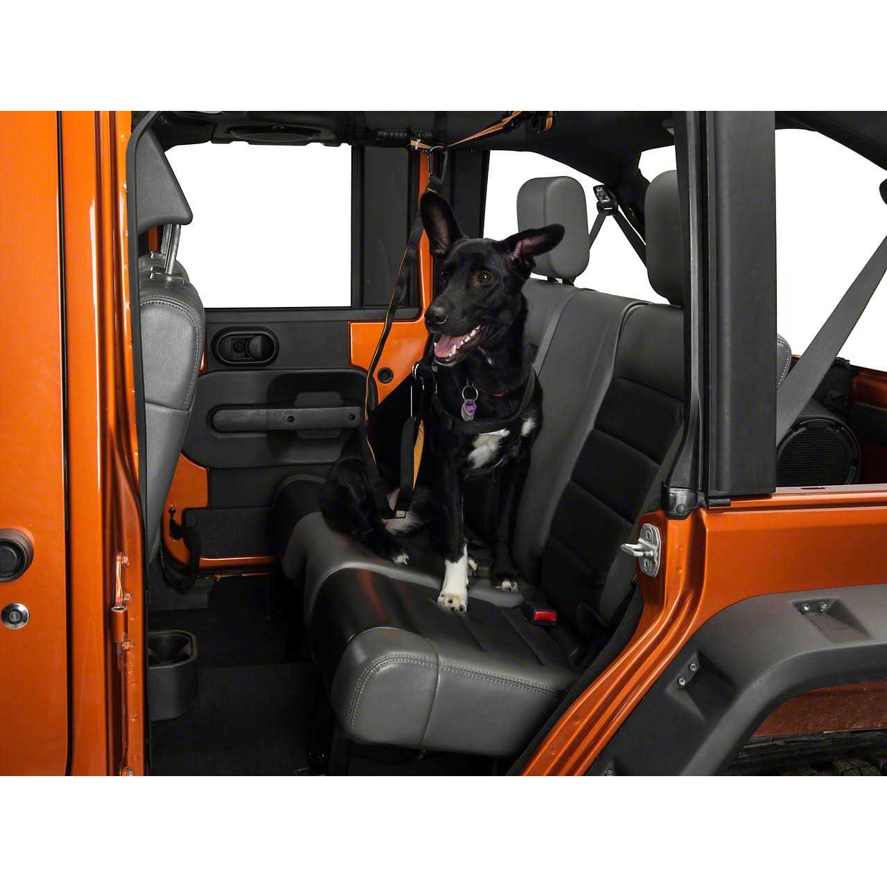Jeep Pet Backseat Auto Zip Line with Leash Wrangler J102402 JK
