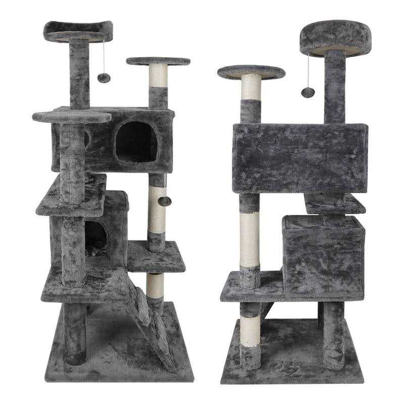 Cat Tree Tower 53 inch Sturdy Activity Center Large Playing House Condo For Rest
