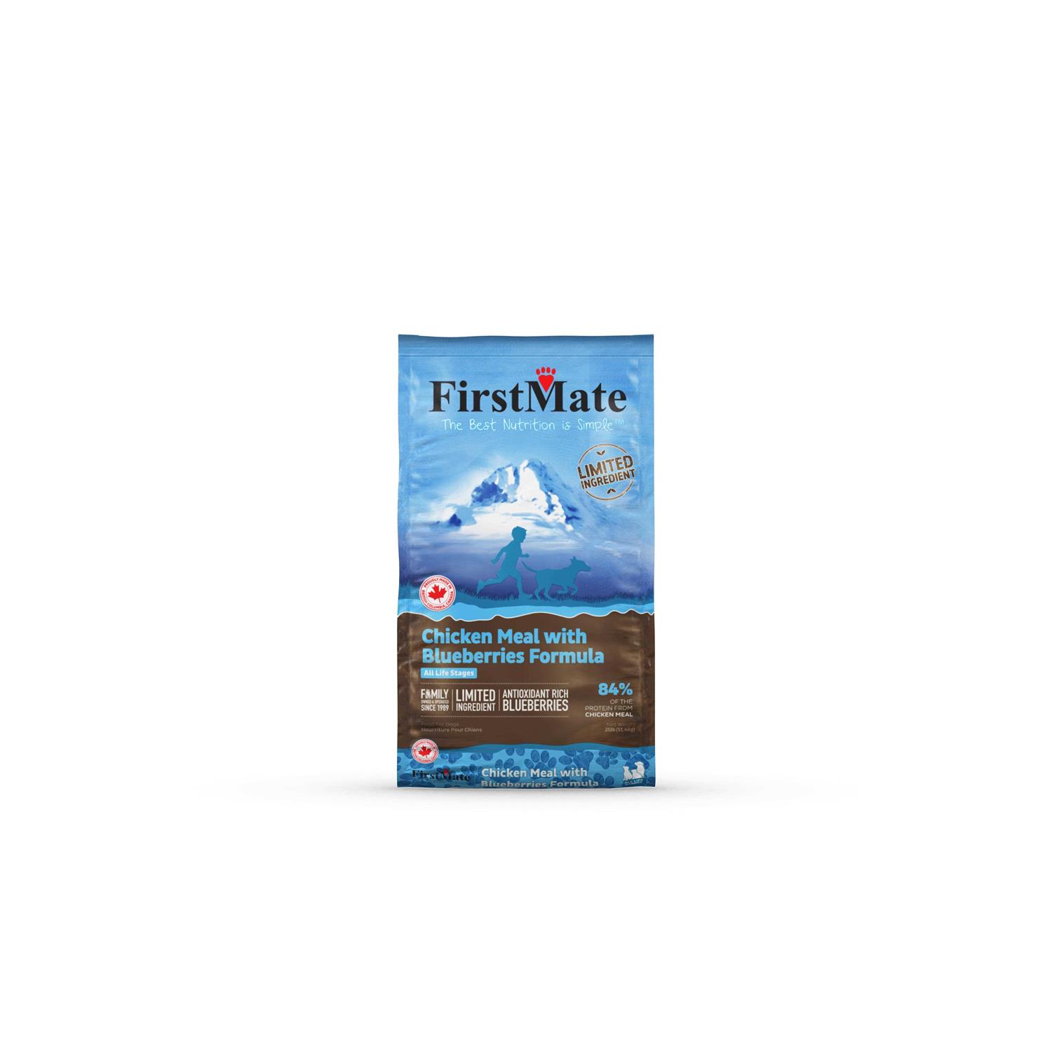FirstMate Grain Free Chicken Meal with Blueberries Formula Dog Food