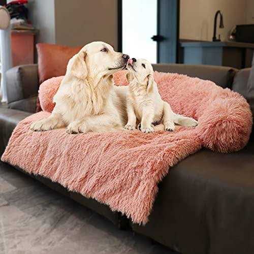 Tinaco Luxurious Calming Dogscats Bed Mats Washable Removable Couch Cover