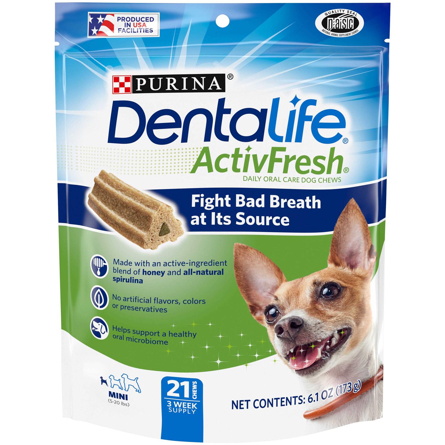DentaLife Purina ActivFresh Daily Oral Care Mini Dog Chews