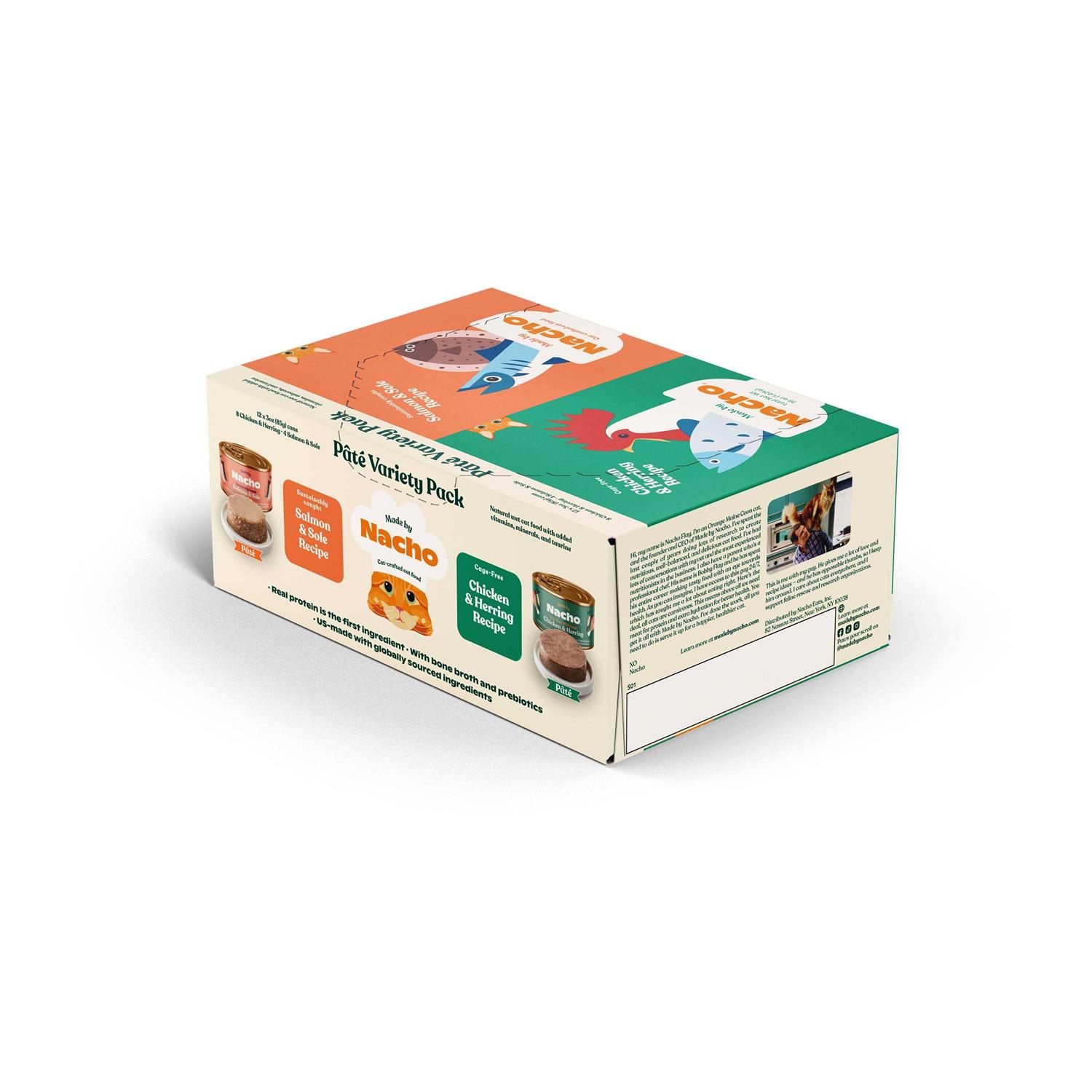Made By Nacho Pate Wet Cat Food Variety Pack