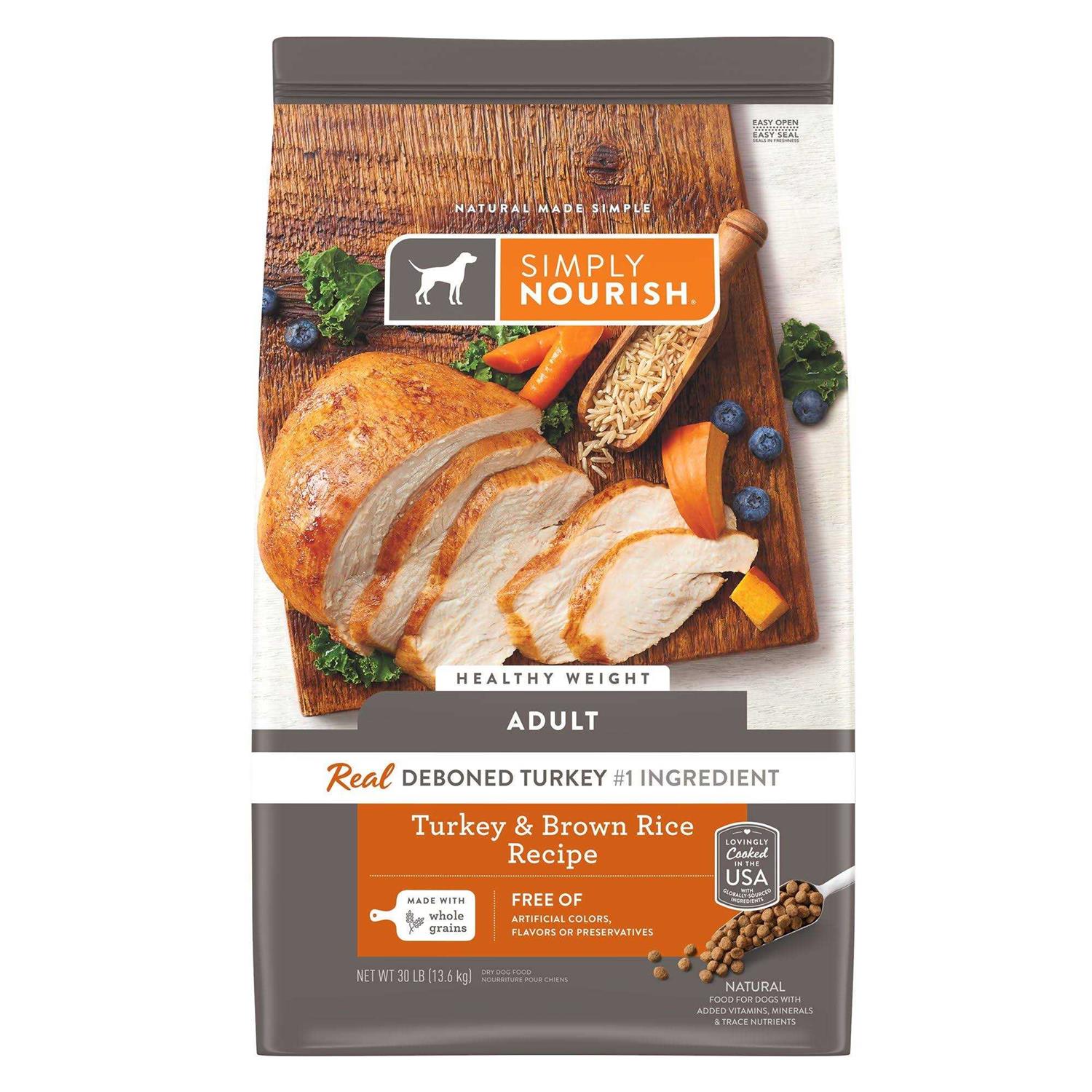 Simply Nourish Original Weight Management Breed Adult Dry Dog Food