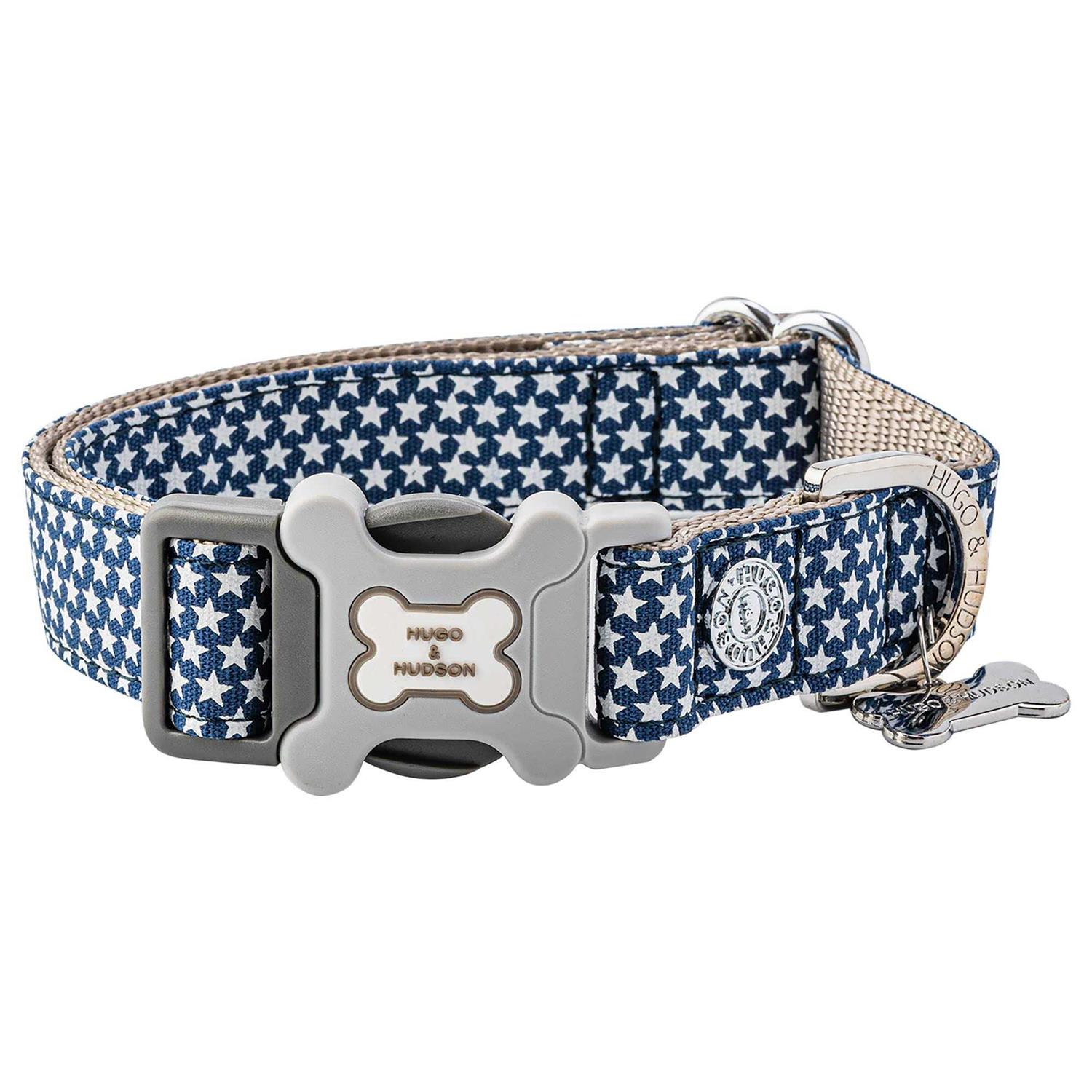 HUGO & HUDSON Fabric Nylon Dog Collar