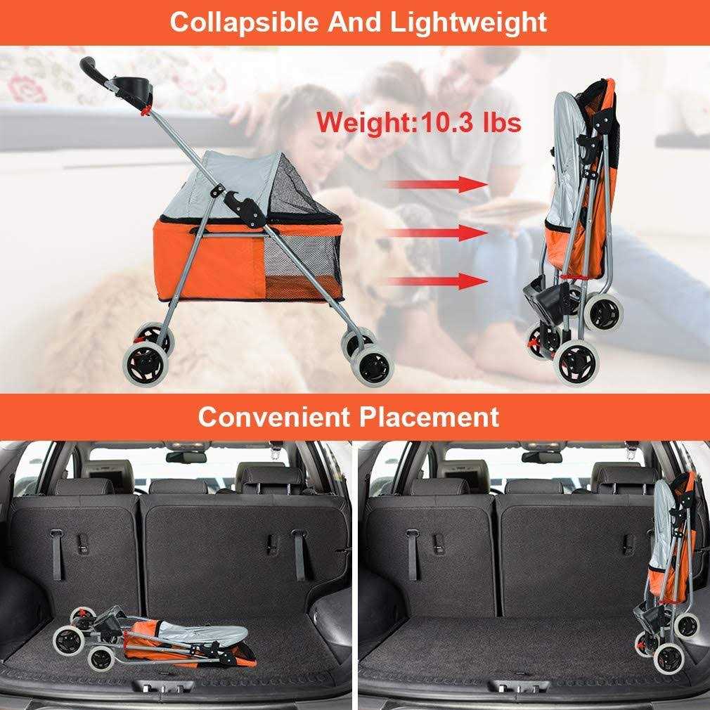 Bestpet Pet Stroller Stroller Folding Holder