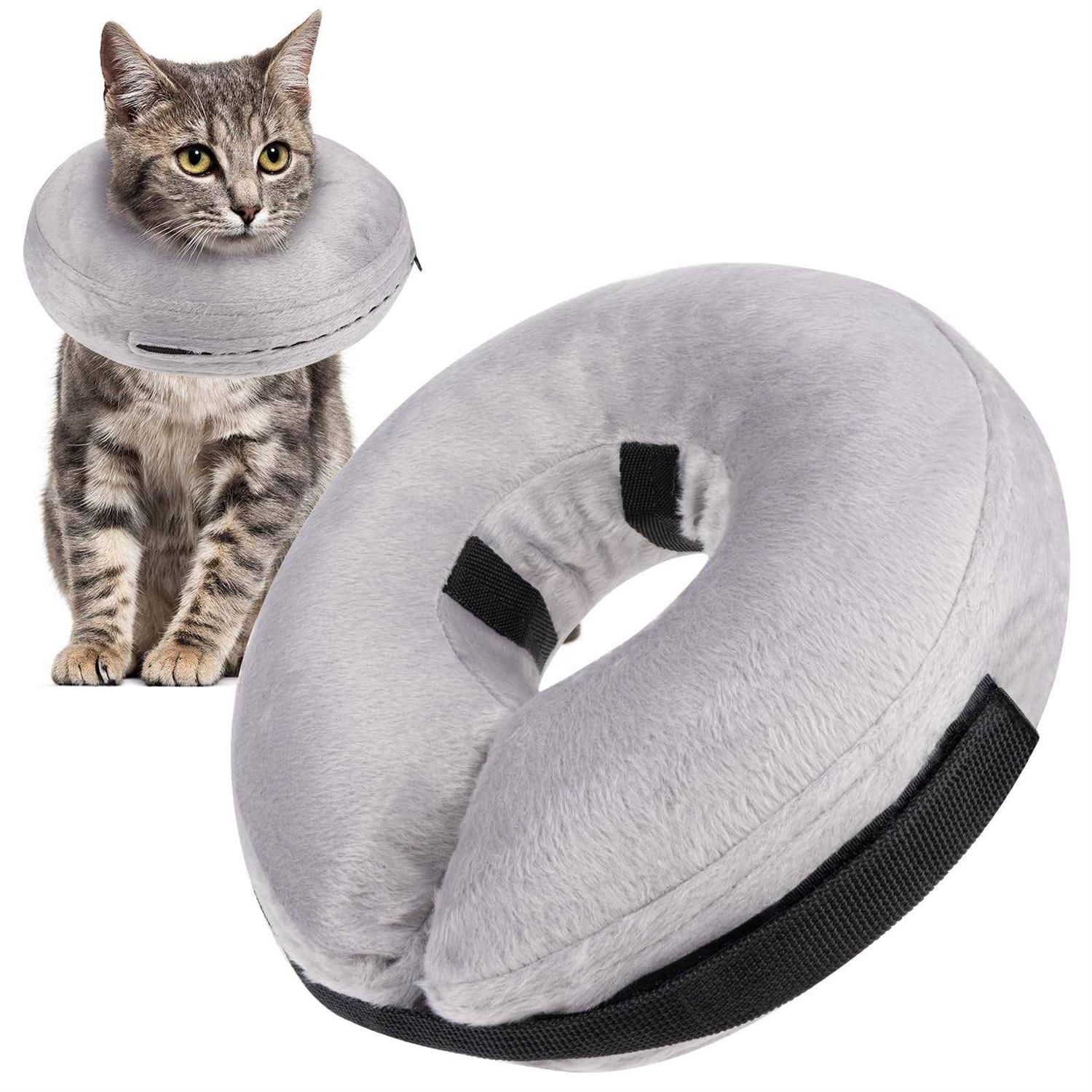 MICOOYO Inflatable Collar for Cats dogs Protective Dog Donut Cone Collar After Surgery