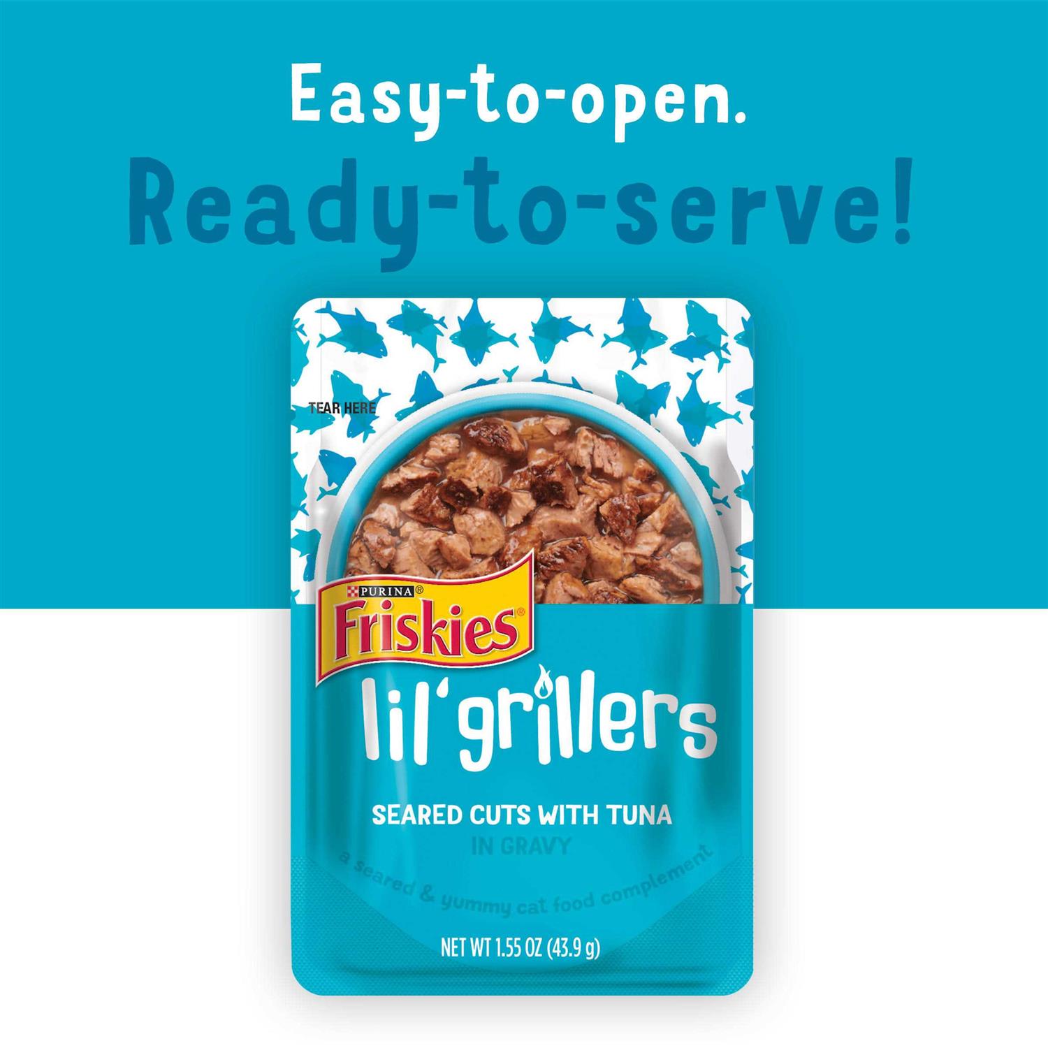 Friskies Lil Grillers Seared Cuts Gravy Wet Cat Food
