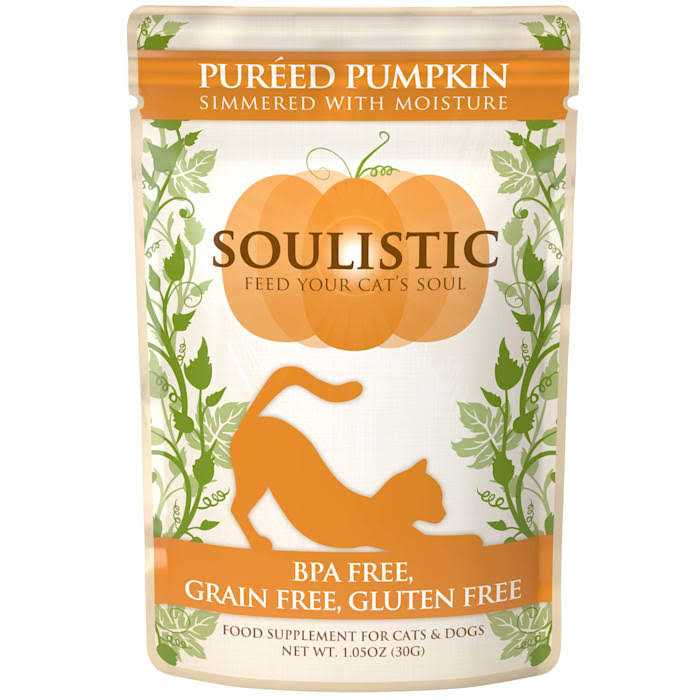 Soulistic Pureed Pumpkin Food Supplement for Cats & Dogs