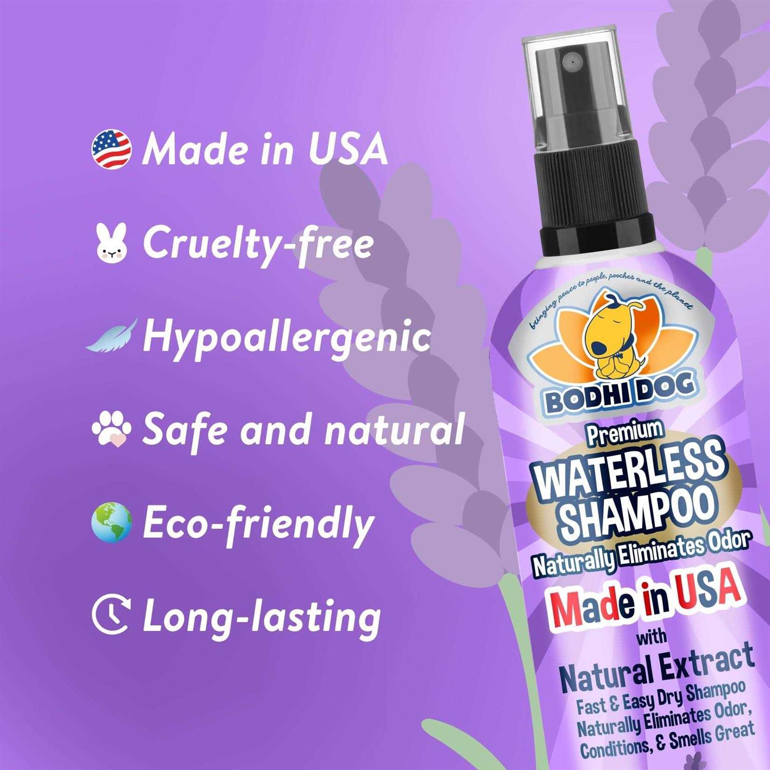 Bodhi Dog Waterless Shampoo Natural Dry Shampoo for Dogs or Cats