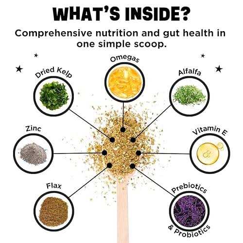 Dinovite Probiotic Supplement for Dogs Omega 3 for Dogs Hot Spot Relief