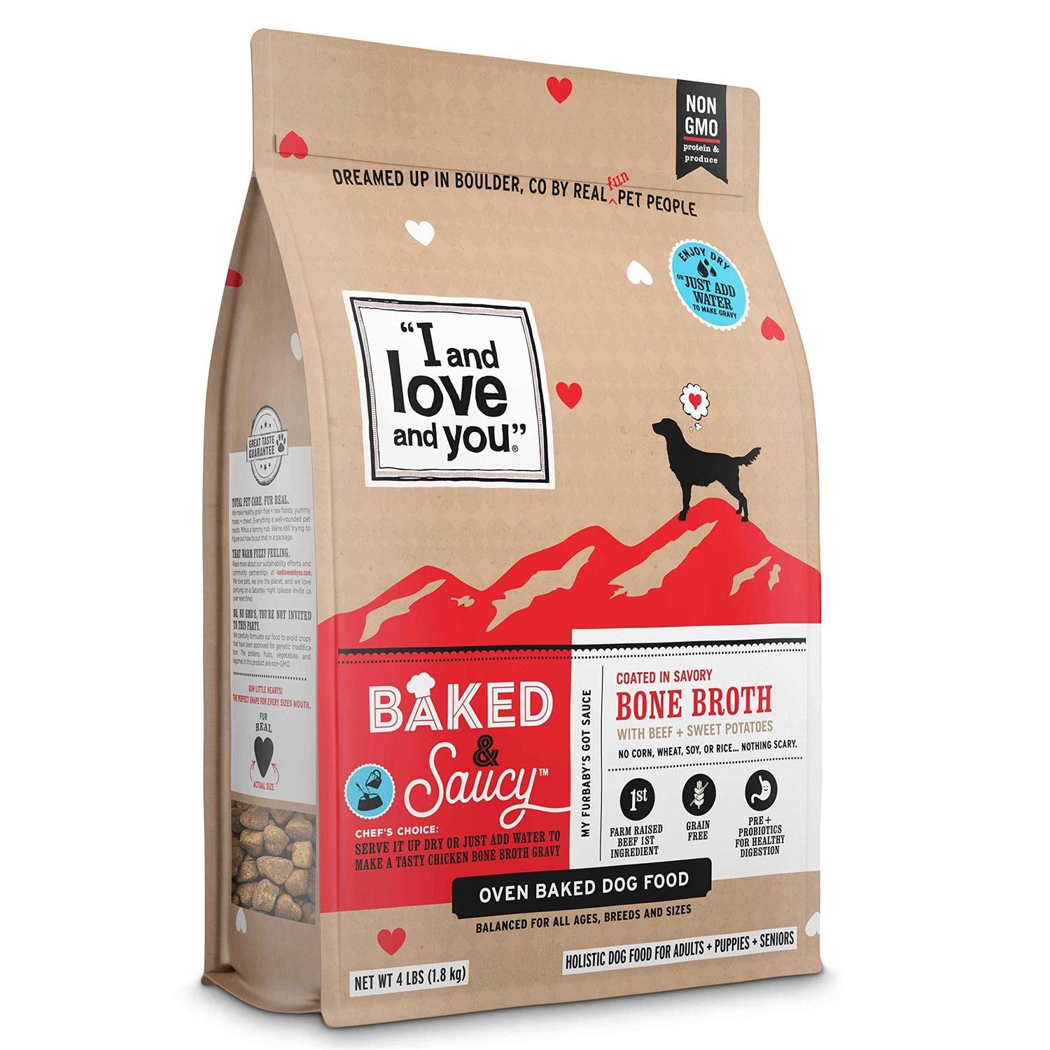 I and Love and You Baked & Saucy Beef & Sweet Potatoes Dry Dog Food