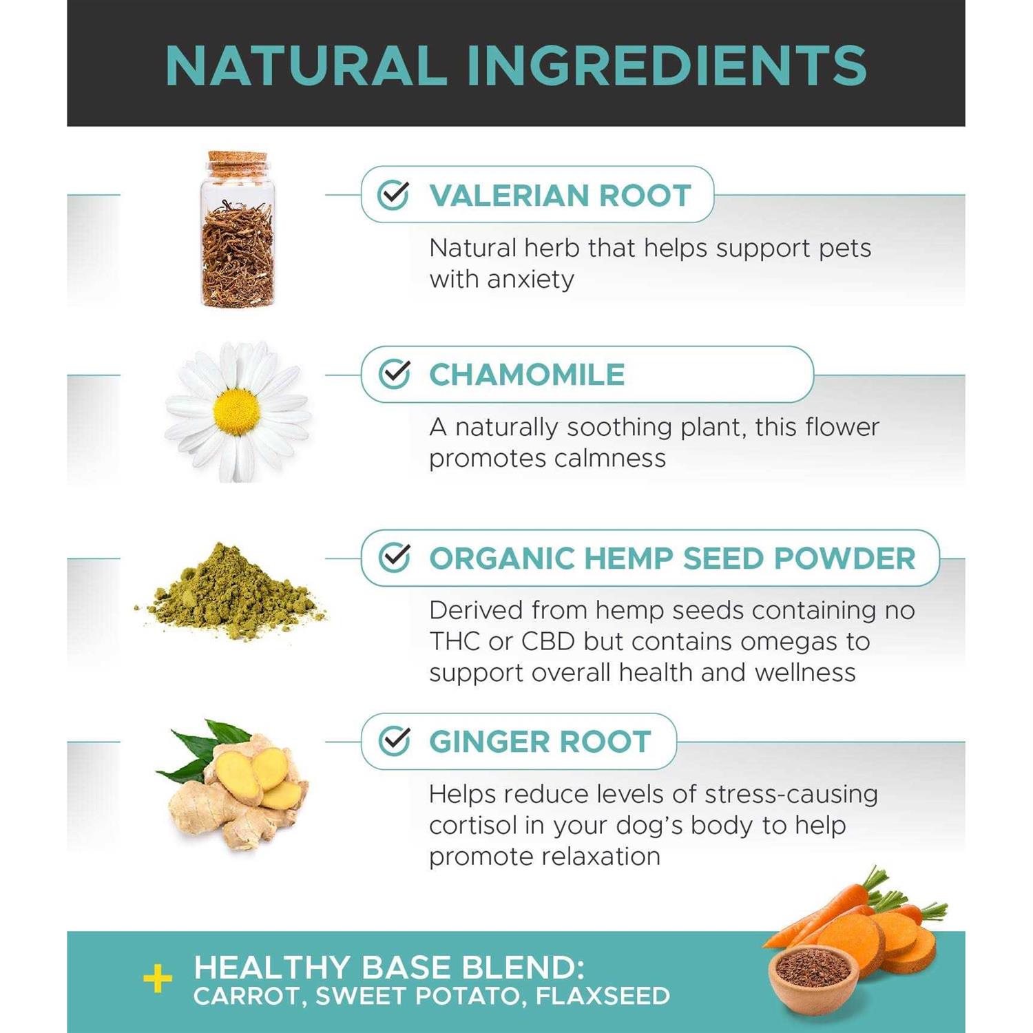 Pet Honesty Hemp Calming Beef Live Flavor Soft Chews for Dogs