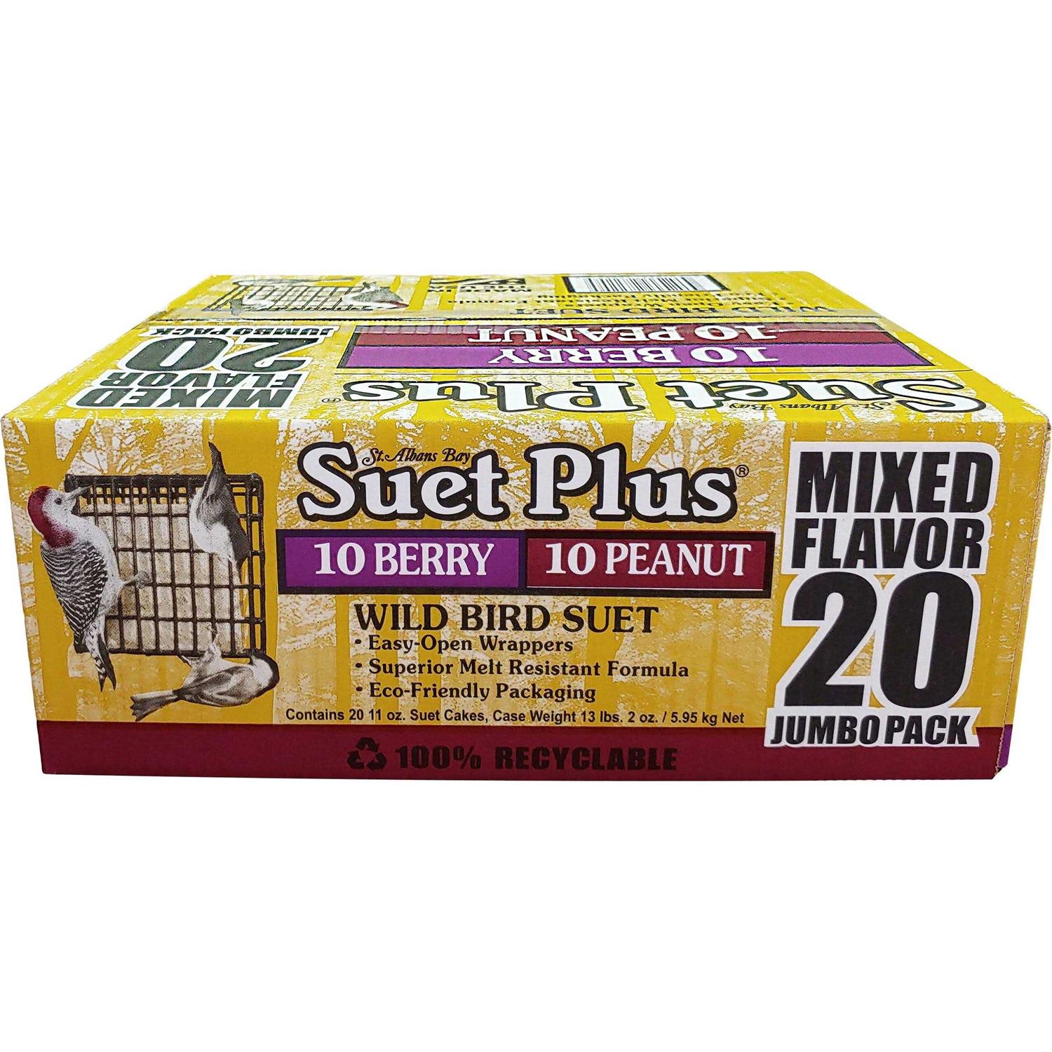 Suet Plus Mixed 20 Pack By Wildlife Sciences