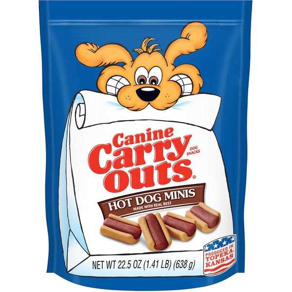 Canine Carry Outs Beef Flavor Taco Minis Dog Treats