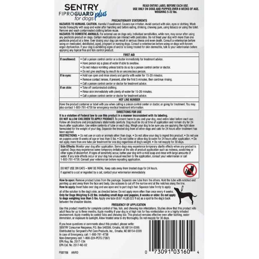 Sentry Fiproguard Plus for Dogs
