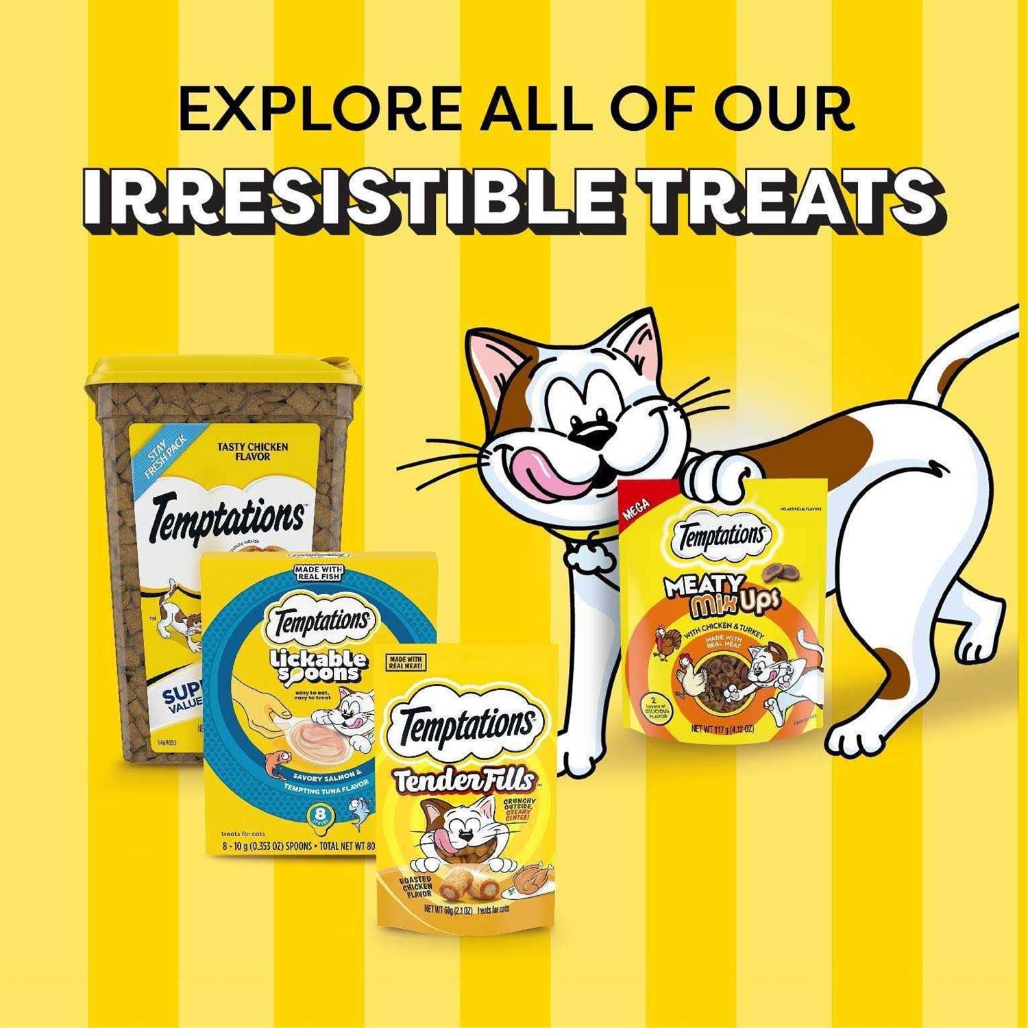 Temptations Lickable Spoons Cat Treats