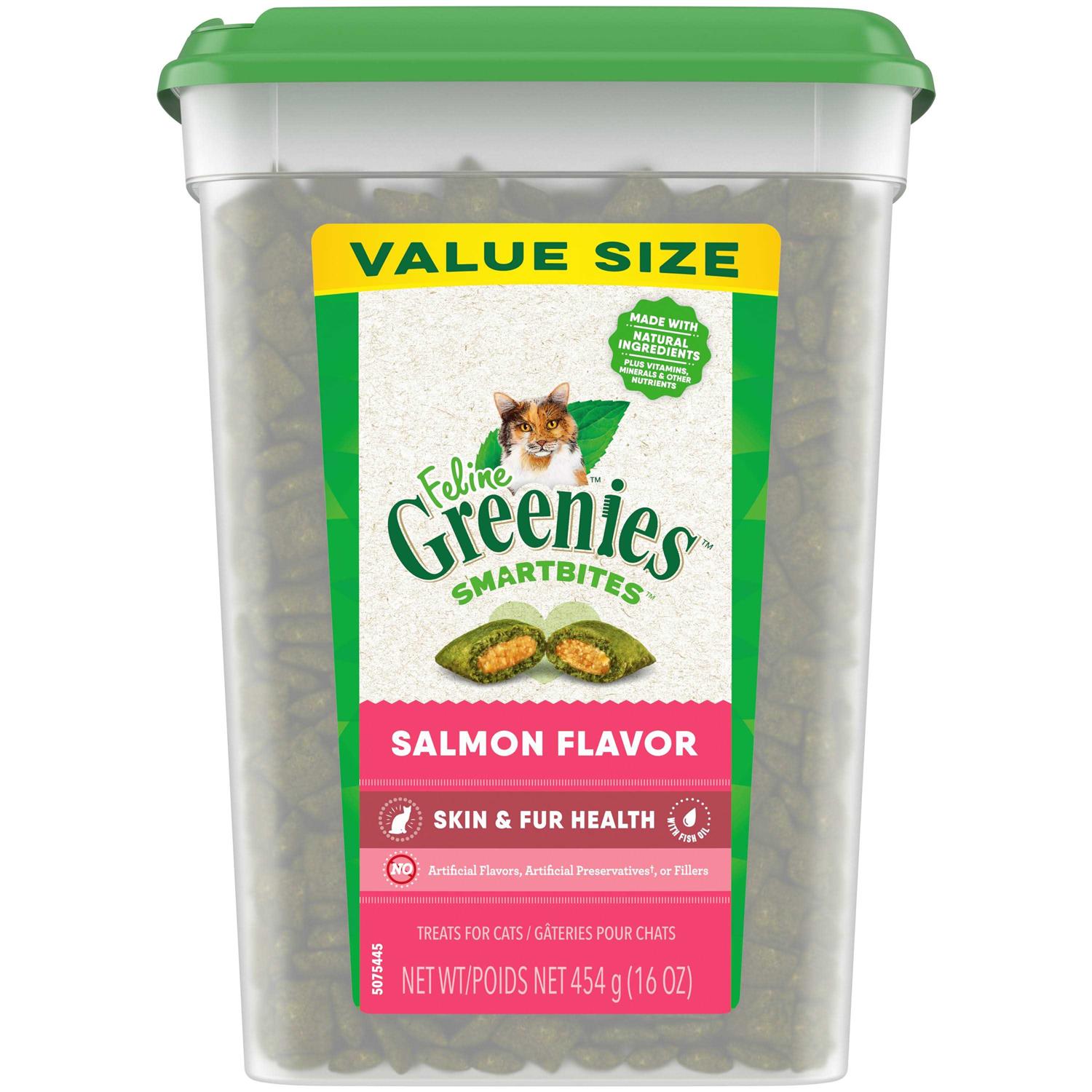 Feline Greenies SmartBites Cat Treats Skin & Fur
