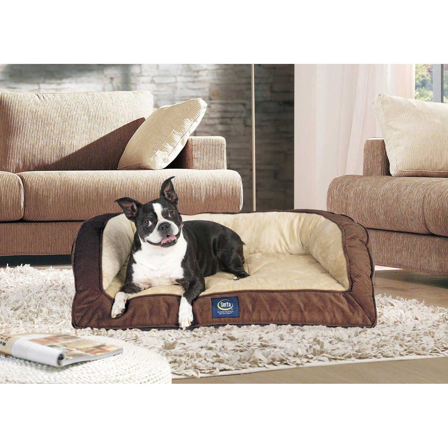 Serta Ortho Quilted Couch Pet Bed