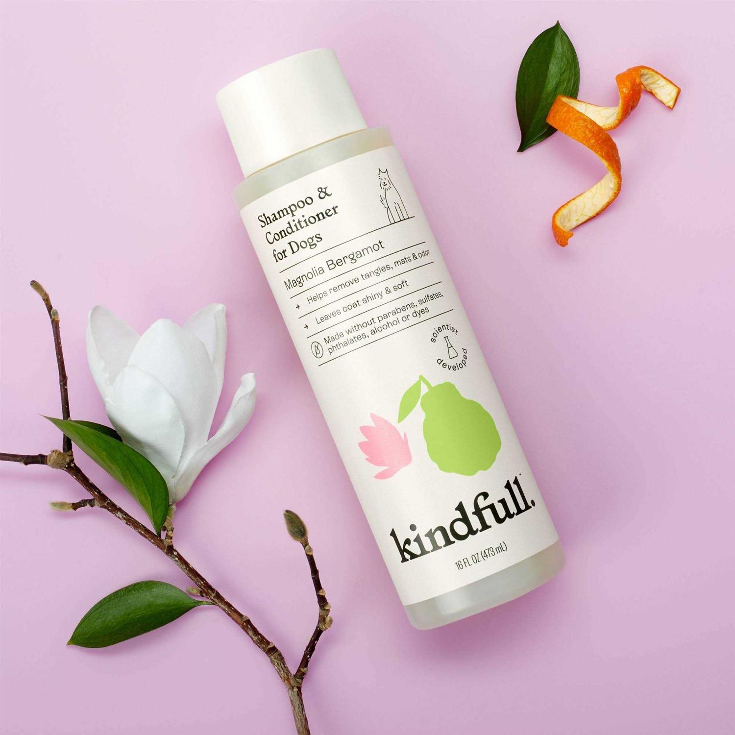 Kindfull Magnolia Bergamot Dog Shampoo & Conditioner