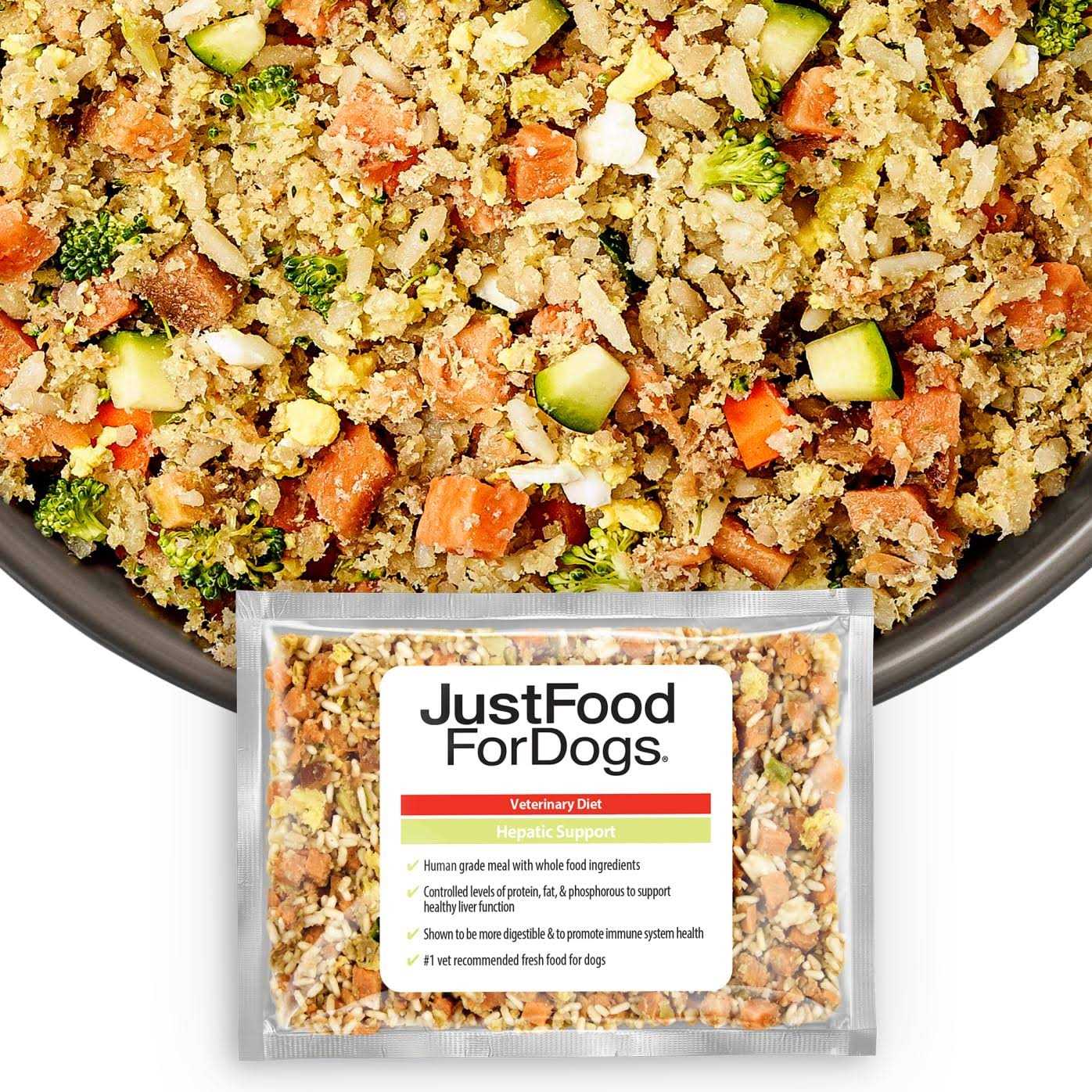 JustFoodForDogs Frozen Fresh Dog Food for Liver Health