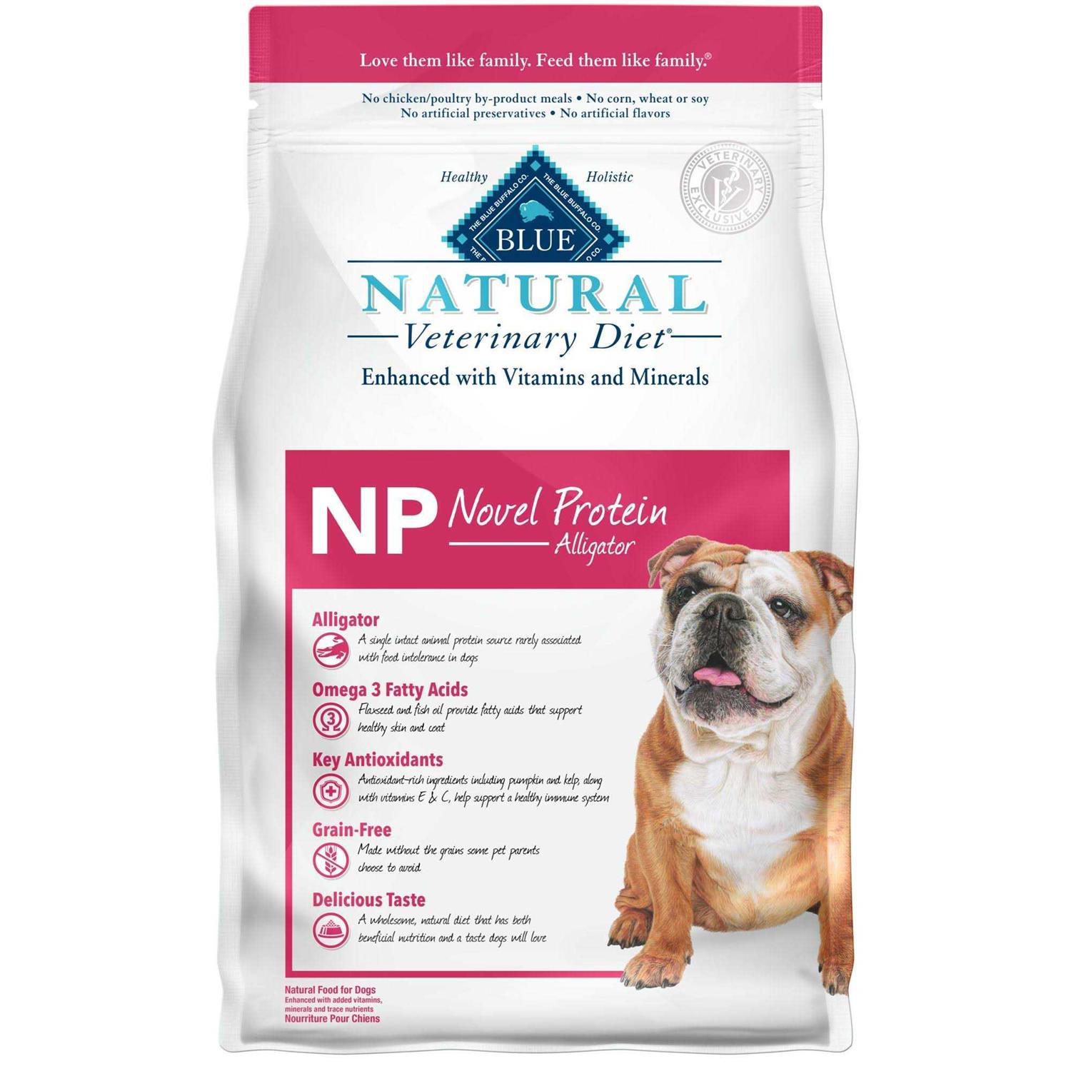 Blue Buffalo Natural Veterinary Diet NP Novel Protein-Alligator Dry Dog Food