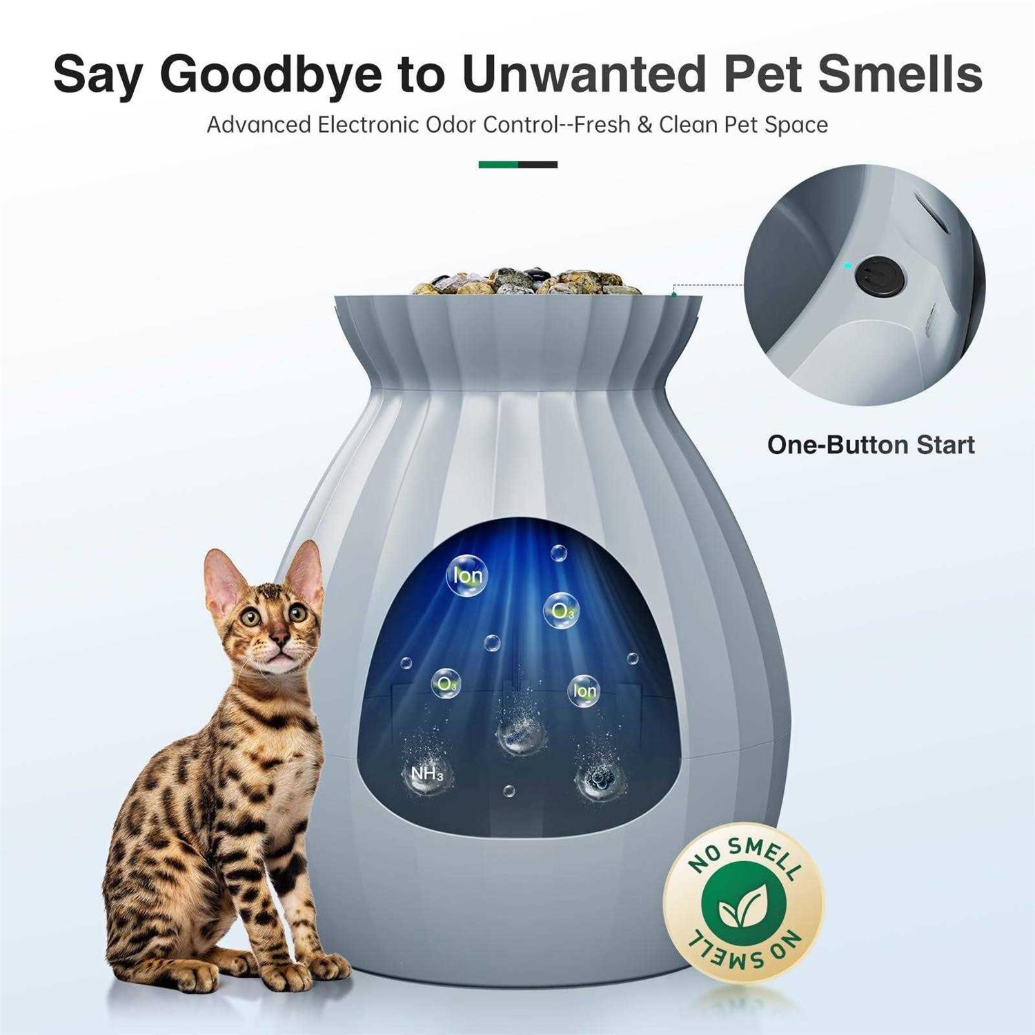 Plant Litter Box Smart Odor Removal Hidden Litter Box