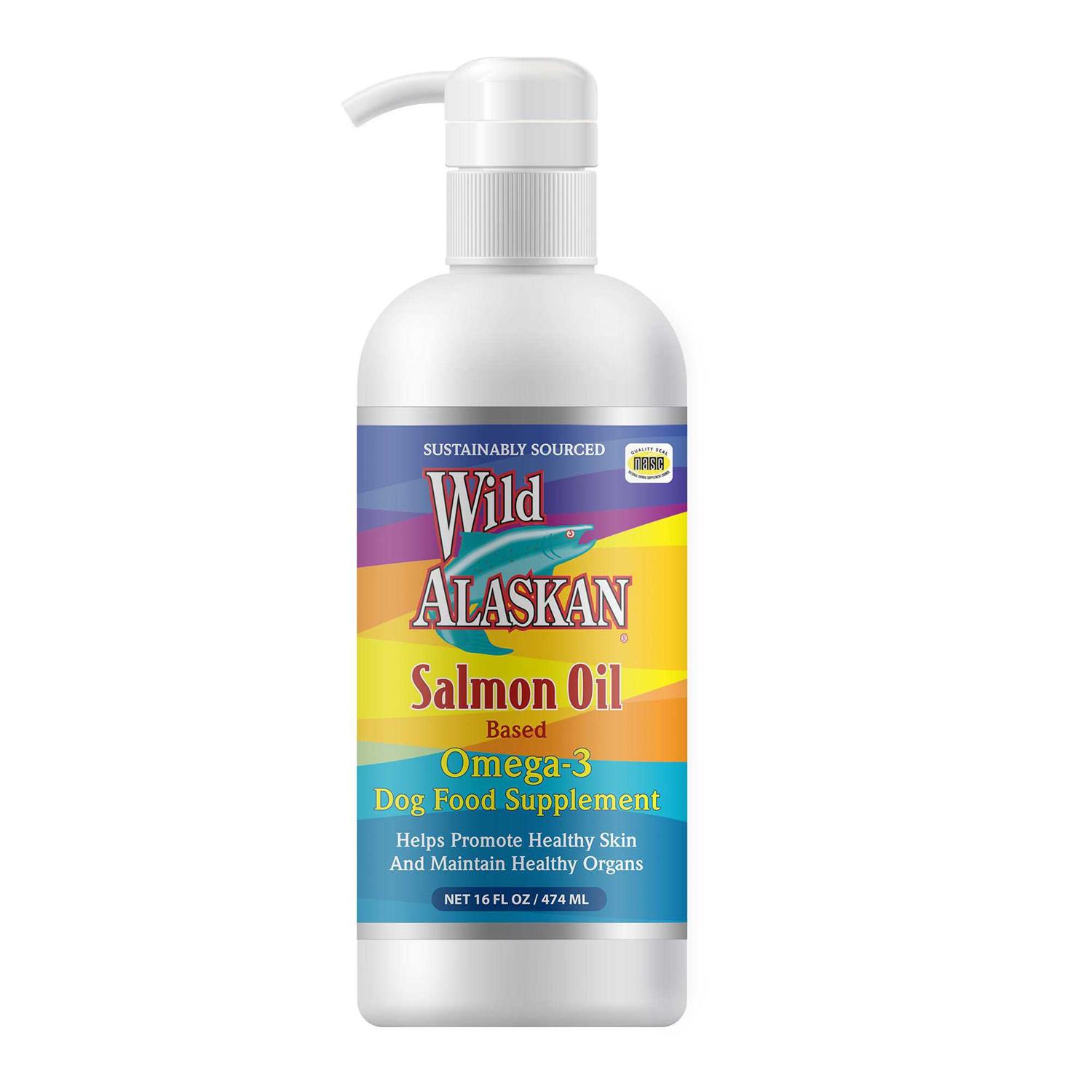 Wild Alaskan Salmon Oil Based Omega 3 Dog Food Supplement